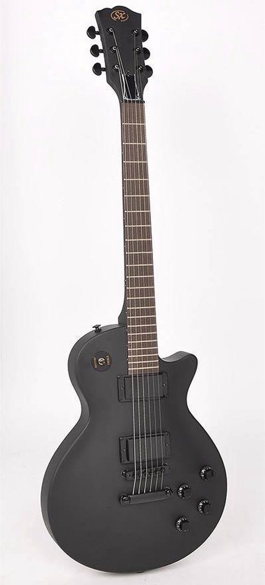 Elektrische gitaar SX EE3-SBK Les Pauls Studio Style Mat Zwart