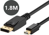 Vues Mini Displayport naar Displayport - Thunderbolt - 1.8 Meter - Ondersteunt 4K