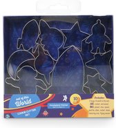 Uitsteekvormpjes voor koekjes - Space / ruimte (10 stuks)