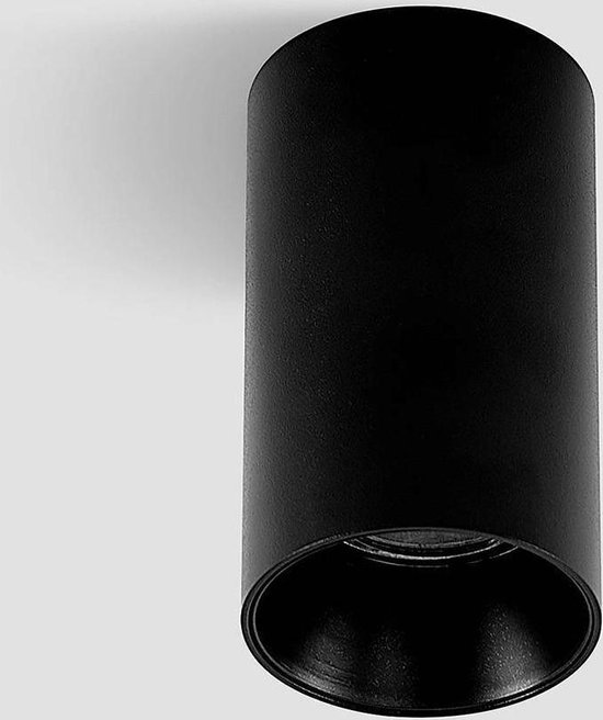 Arcchio - plafonnier - 1 lumière - aluminium - H: 10,5 cm - GU10 - noir