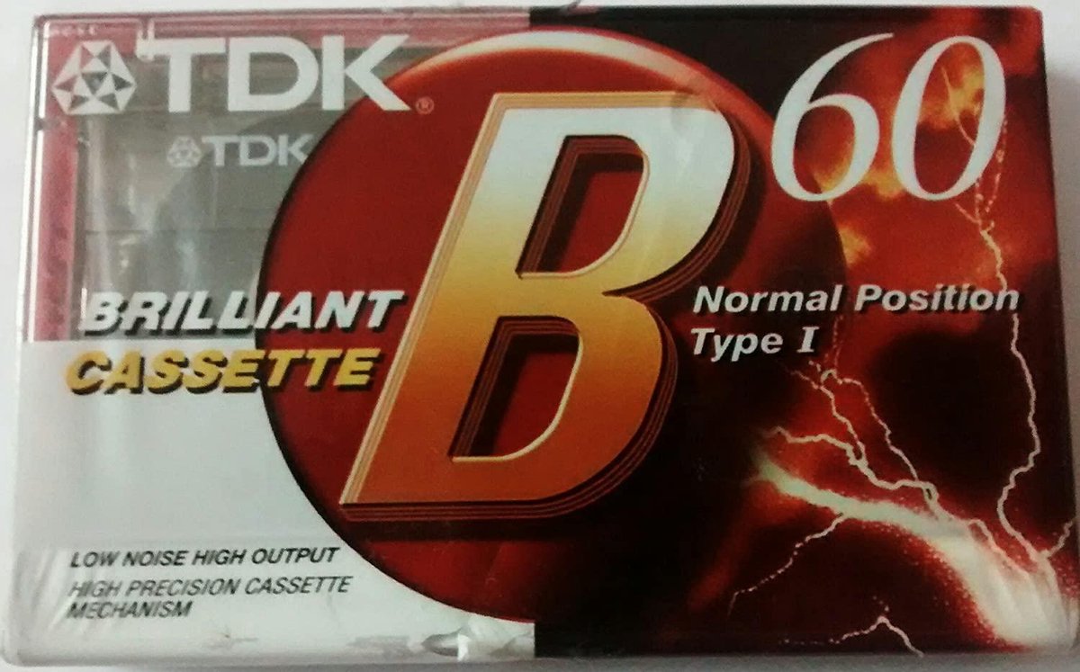 TDK B-60 Cassettetape Normal Type I EAN 4902030026257