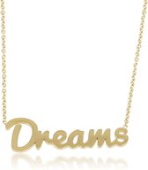 *My Bendel - Gouden ketting- Dreams - Dreamketting- goud- gemaakt van duurzaam materiaal - verkleurt niet - Met luxe cadeauverpakking