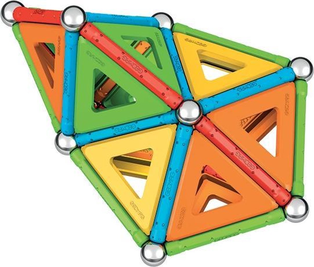 Geomag Super Color Recycled - Magnetisch Constructiespeelgoed met Panelen - 78-delig - Vanaf 5 jaar — afbeelding 4