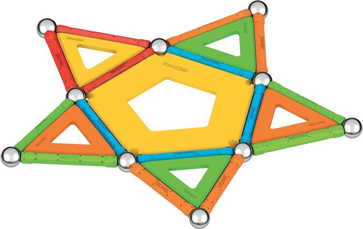 Geomag Super Color Recycled - Magnetisch Constructiespeelgoed met Panelen - 52-delig - Vanaf 5 jaar — afbeelding 13