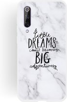 Xiaomi Mi 9 SE Hoesje - Mobigear - Marble Serie - TPU Backcover - Dream Big - Hoesje Geschikt Voor Xiaomi Mi 9 SE