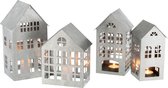 J-Line Kaarshouder Huis Delta Ijzer Zilver