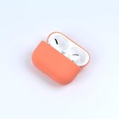 Apple AirPods Pro Hoesje in het Oranje  - TCH - Siliconen - Case - Cover - Soft case - Onepiece