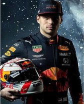 WiseGoods Diamant Painting Max Verstappen - Ronde Steentjes - Diamant Schilderij - Schilderen - Formule 1 - F1 Poster - 20 x 25cm