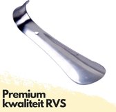 Schoenlepel metaal 15 cm stevig RVS | Schoentrekker | Klein | schoen lepel | schoenlepels