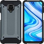 iMoshion Rugged Xtreme Backcover Xiaomi Redmi Note 9 Pro / 9S hoesje - Donkerblauw