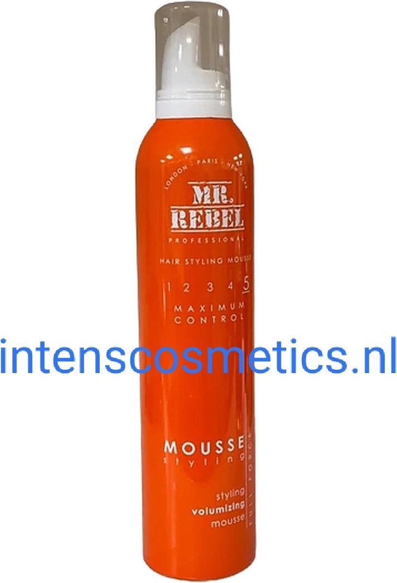 Mr. Rebel Hair Styling Mousse 250 ml - Maximum Control - Hair Volume Mousse - Haar syling -Kapper-Stylin - volumizing -mousse