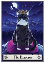 Mini poster - Deadly Tarot Felis - The Emperor