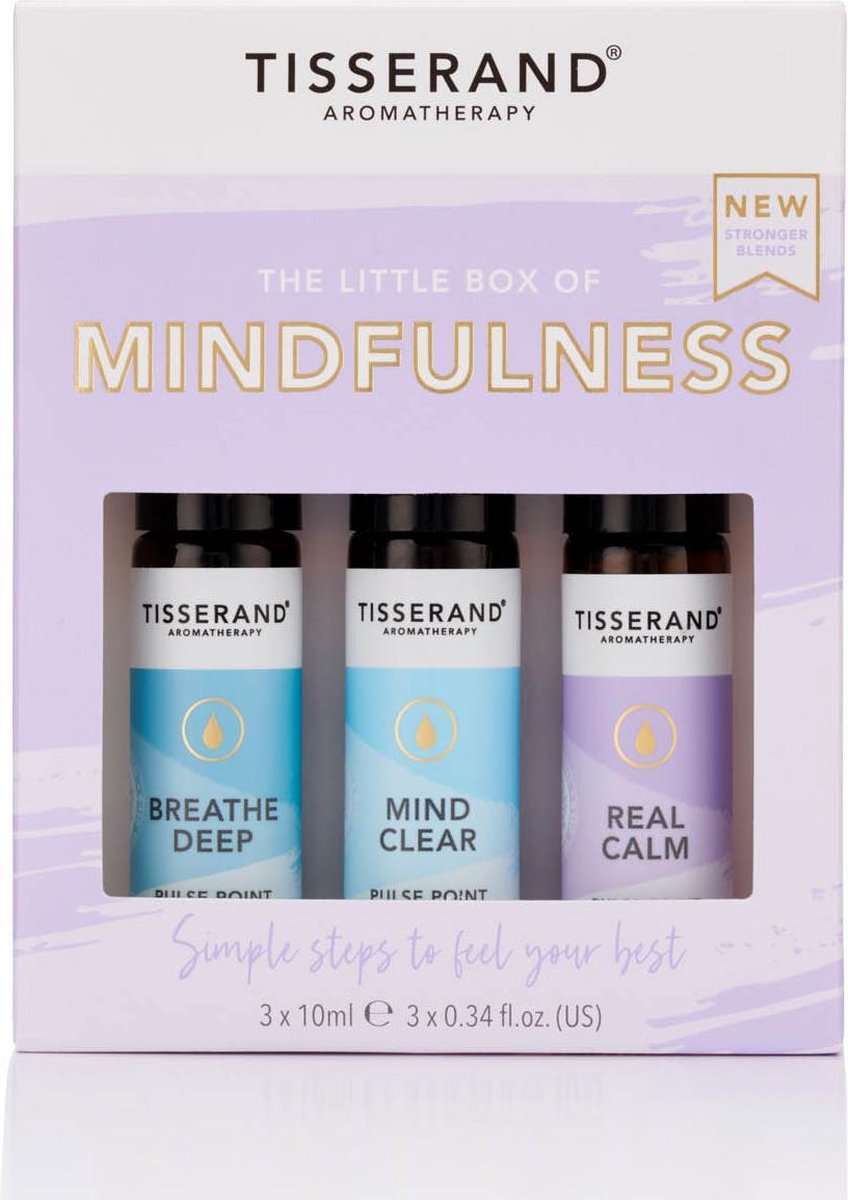 Goedkoopste Tisserand Little box of mindfulness 3 x 10ml 30 Milliliter