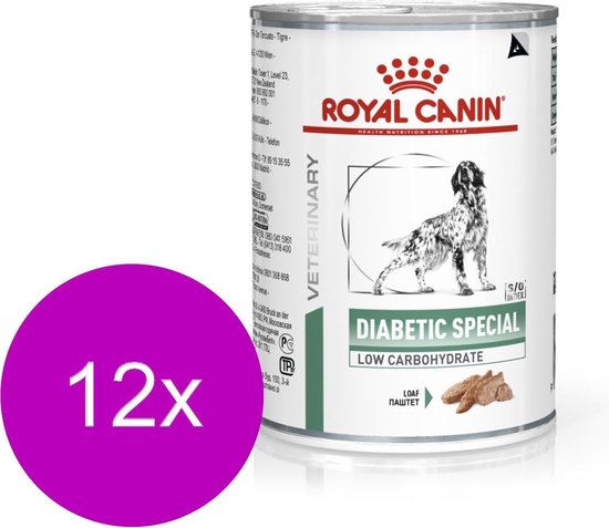Royal Canin Diabetic Special Low Carbohydrate - Hondenvoer - 12 x 410 g |  bol.com