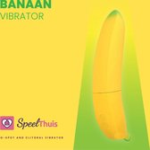 Speelthuis banaan vibrator - dildo vibrator voor vrouwen - realistisch 21cm