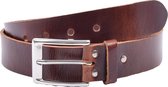 Riem - Riemen - Donker Bruin - 3 cm - Unisex - 100% Leren - Leder - Riem Maat 105