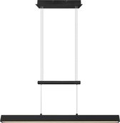 LED Hanglamp - Nitron Parola Up and Down - 31W - Warm Wit 3000K - Dimbaar - Rechthoek - Mat Zwart - Aluminium