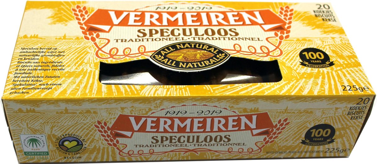 Traditionele speculoos (9 doosjes x 20 koekjes)