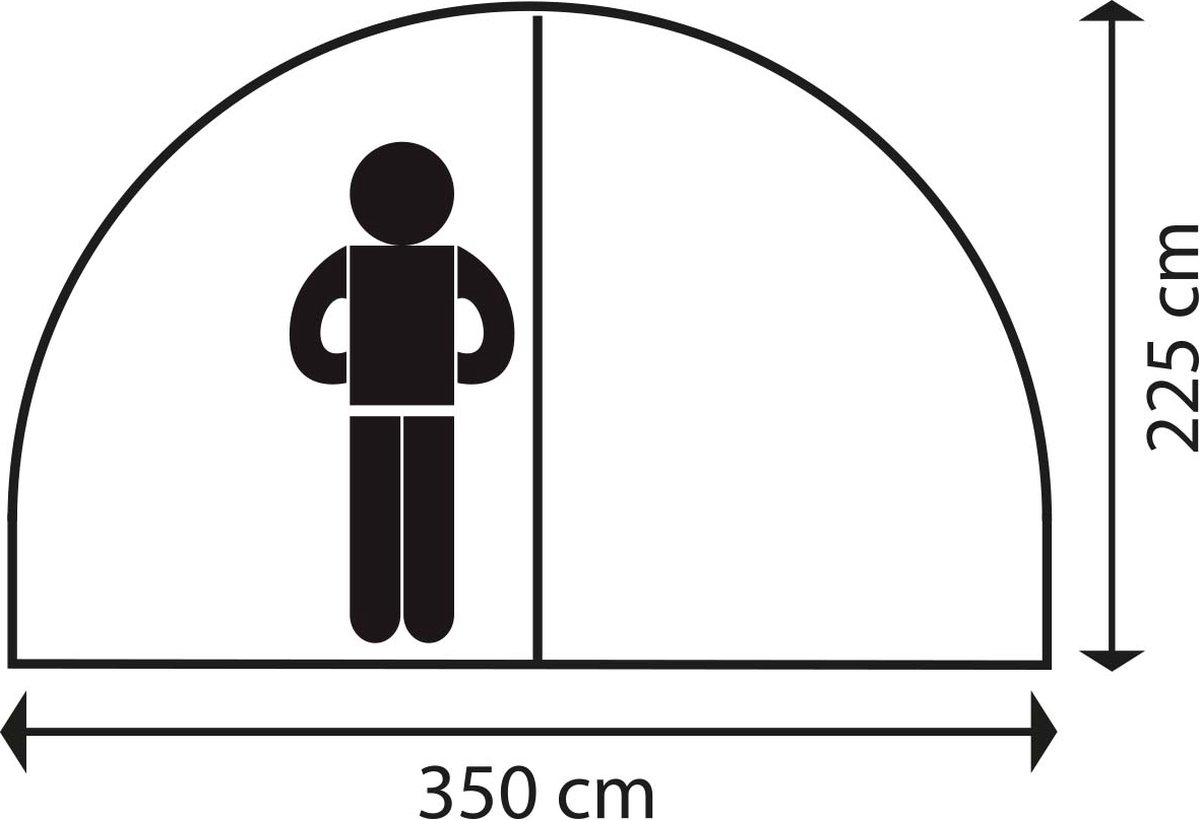 Bo-Camp Industrial - Tent - Yurt - 4 Personen