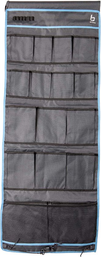 Bo-Camp - Tentorganizer - 17-vaks - 48x123cm - Grijs