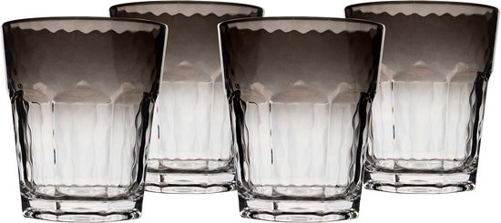 Bo-Camp Limonade glas - Campingglas - Smoke - 4 Stuks - 200 ml