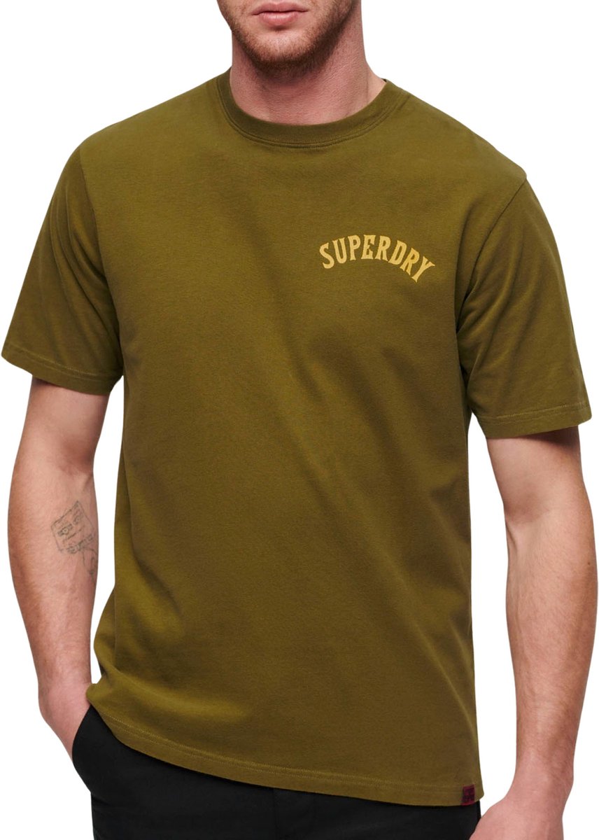 Superdry Tattoo Graphic Loose Shirt Heren Oranje