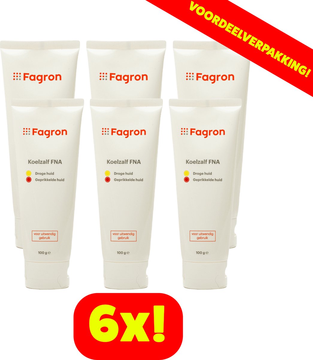 Goedkoopste 6x Fagron Koelzalf FNA - 100 ml - Voordeelverpakking!