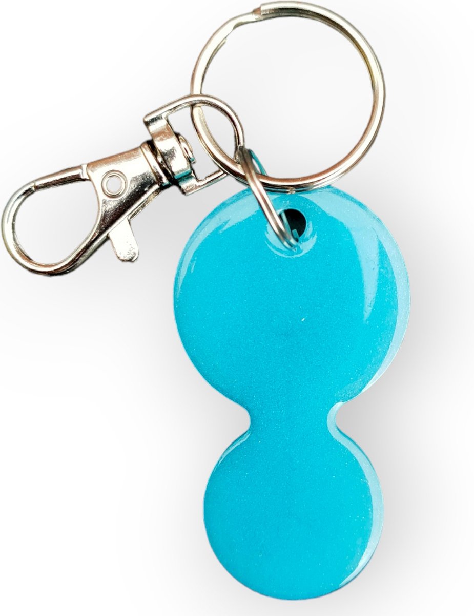 Resin Art JR: Winkelwagenmuntje / Muntje voor in winkelwagen / Sleutelhanger