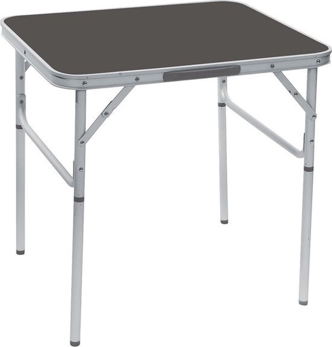NordFalk campingtafel inklapbaar 70x60 cm - Kampeertafel | Inklapbare tafel lichtgewicht - Zwart