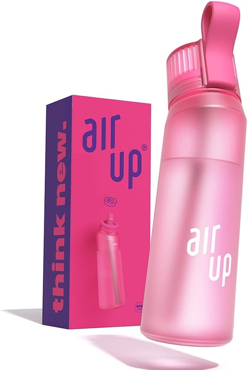 Air Up Drinkfles roze starterskit - 650 ml Bottle - Inclusief 2 pods - starterskit - hydraterend - Air up fles - geurwater - vegan - bio