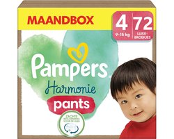 Pampers Harmonie Pants - Maat 4 (9kg-15kg) - 72 Luierbroekjes - Mega Pack