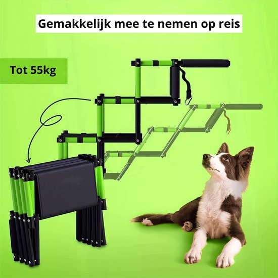 Hondentrap - Veilig Trap Voor Hond - De gewrichtsvriendelijke helling voor uw huisdier Hondentrap - Veilig Trap Voor Hond - De gewrichtsvriendelijke helling voor uw huisdier