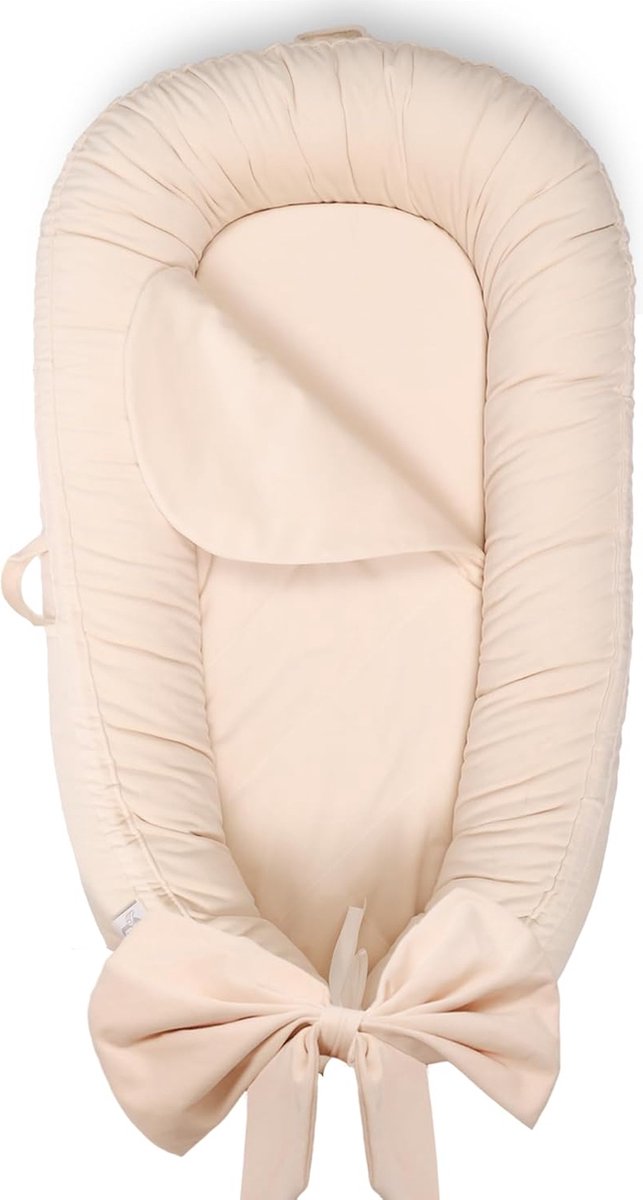Babynestje voor baby's, zacht ademend babybed, perfect voor pasgeborenen, cadeau, 100% katoen, eerste uitrusting voor pasgeborenen (vlinder)