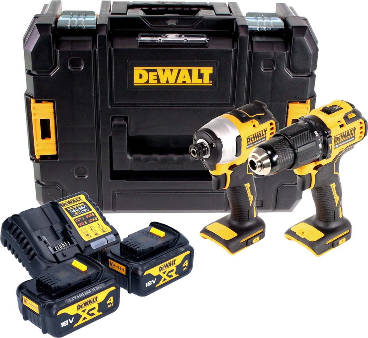DeWALT DCK2062M2T Accu combiset 2-delig (DCD709 + DCF809) 18V XR 4.0Ah in TSTAK