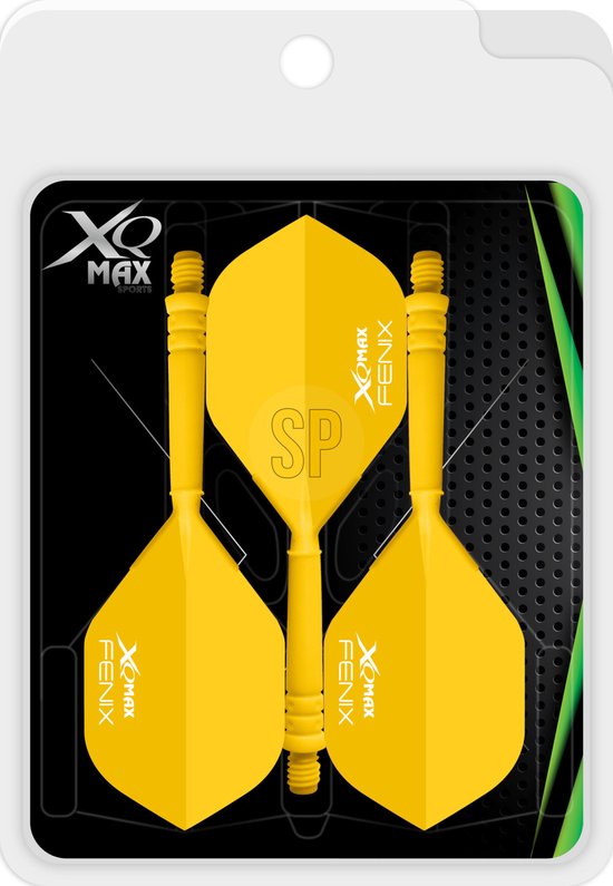 XQ Max Fenix Yellow Standard - Dart Flights van XQ Max — afbeelding 2