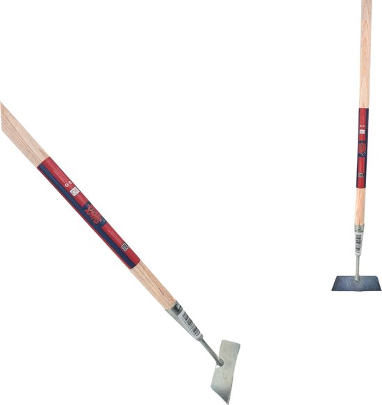 Synx Tools Mini schoffel 12cm - Schoffels- Voegenkrabber - onkruidborstel - onkruidmes - krabbers / schrapers met steel 75cm van Synx Tools — afbeelding 2