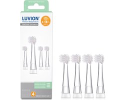 foto van LUVION® Opzetborstel - 3 tot 18 maanden - Set 4 stuks - geschikt voor baby's