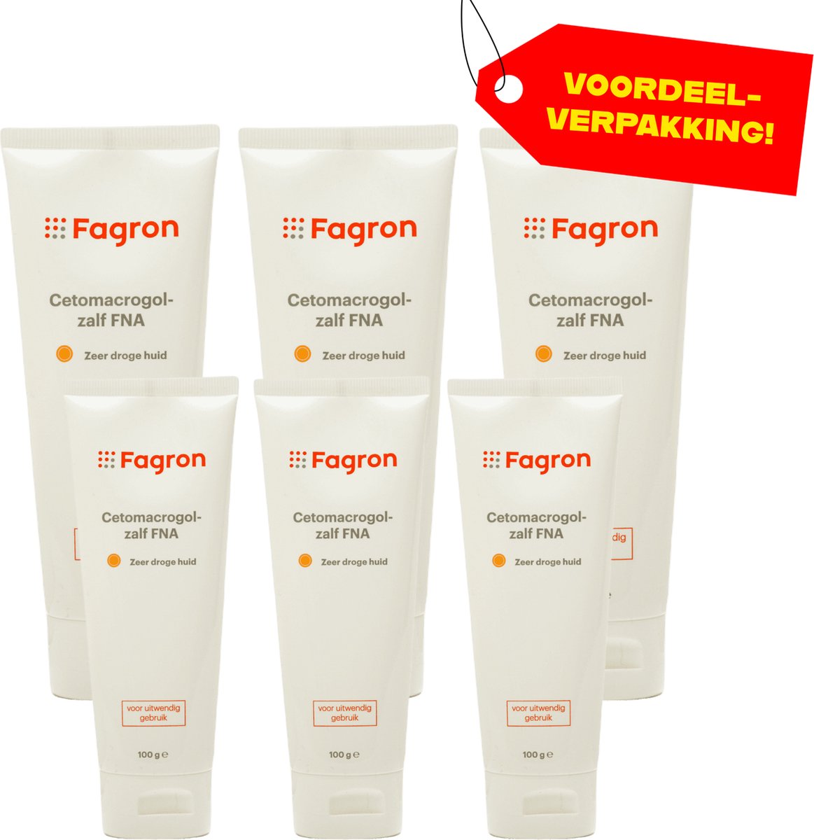 Goedkoopste 6x Fagron Cetomacrogolzalf FNA - 100 ml - Voordeelverpakking!