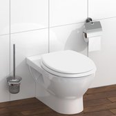 wc-bril Duroplast, toiletbril met softclosemechanisme en snelsluiting voor eenvoudige reiniging 45,6L x 37,1B centimeter