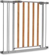 Deurpoort/trapbescherming voor kinderen Wood Lock 2 Safety Gate incl. 9 cm verlenging/niet boren/84 - 89 cm breed/uitbreidbaar/metalen houtrooster