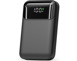 foto van Strex Powerbank - 12.000 mAh - 22.5W Snellader - USB-A/USB-C - LED Indicatie - Universele Powerbank