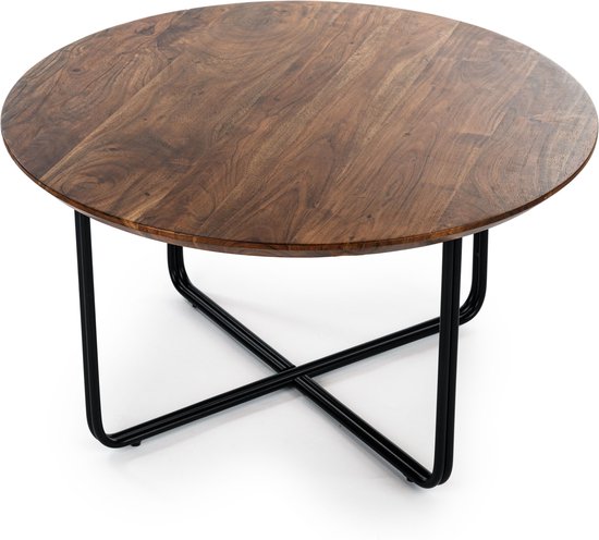 Hoppa! Salontafel rond, 75 cm, bruin