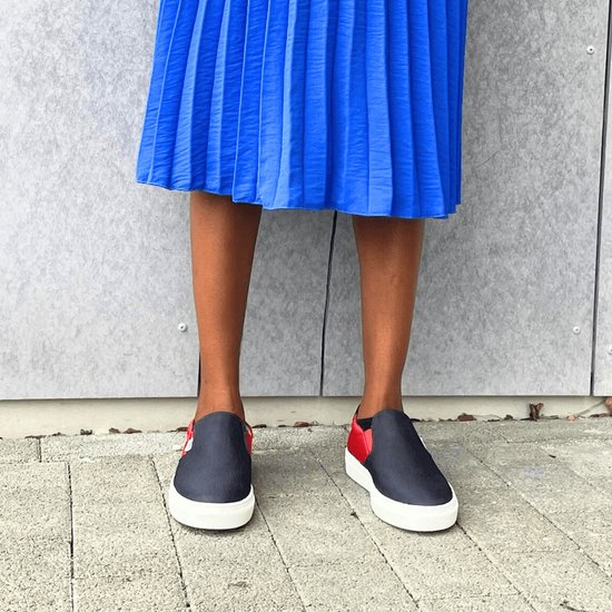 Baskets vegan Komrads - OCNS Slip_On Crayon - chaussure en matière recyclée et durable - Marine - taille 42