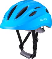 Suotu Kinderhelm - Fietshelm - Helm voor Kinderen – Skate Helm Kinderen - S - 52-56CM - Blauw