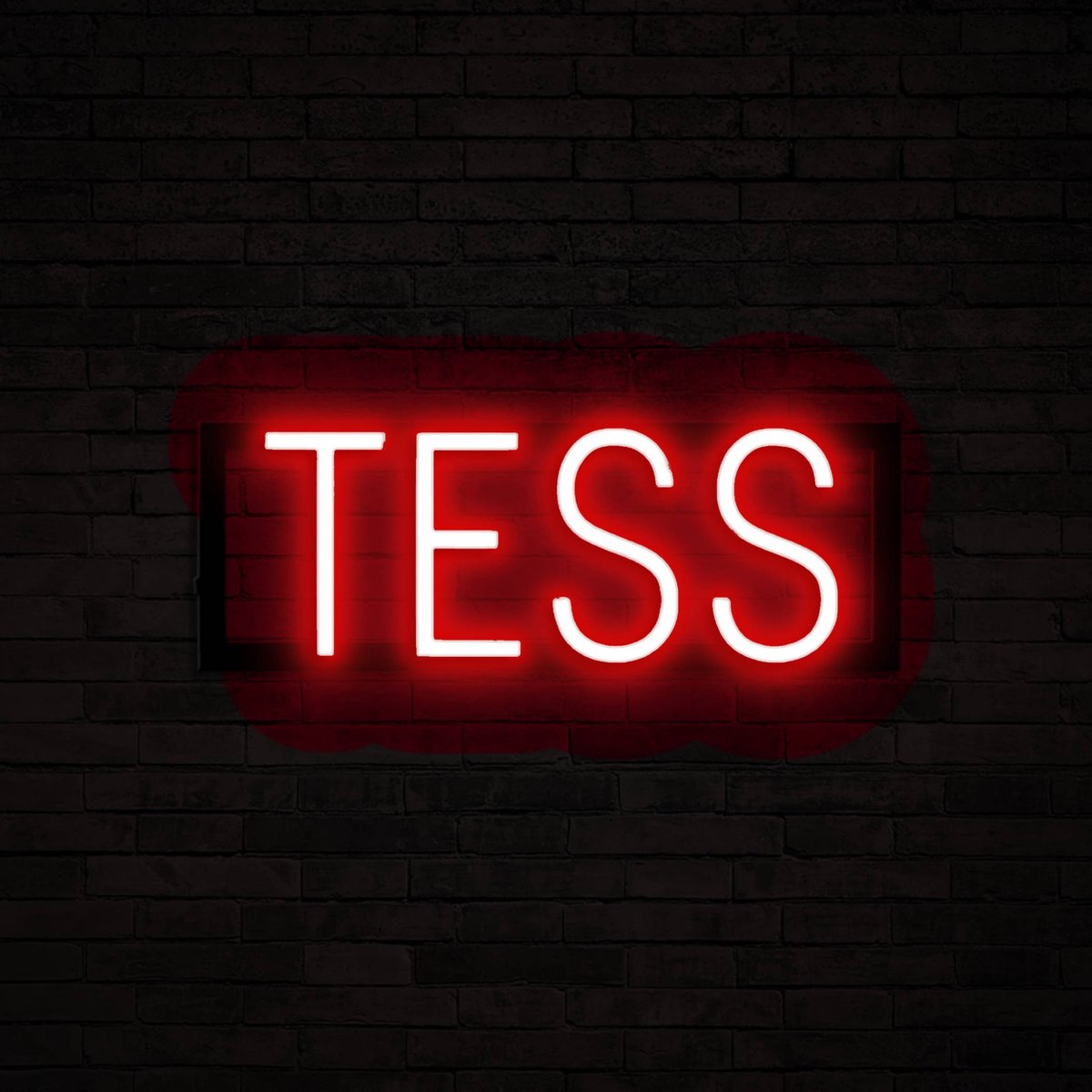 TESS - Neon LED Lamp Kinderkamer | SpellBrite | 41,82 x 16 cm | 6 Dimstanden & 8 Lichtanim