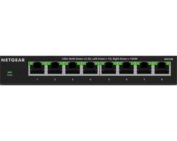 NETGEAR MS308 - Netwerk Switch - Unmanaged - 2,5 Gbps - 8 poorten