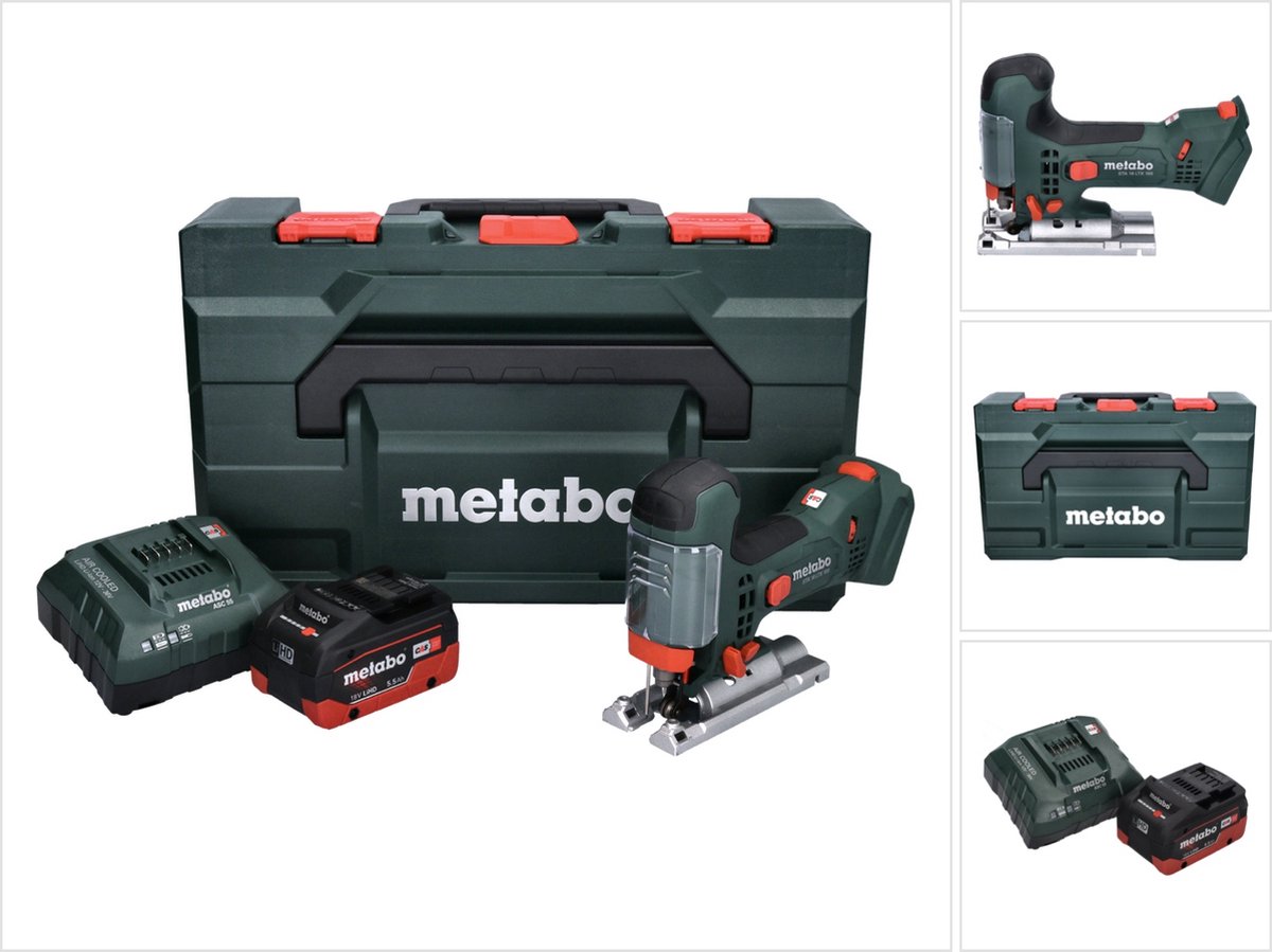 Metabo STA 18 LTX 100 accudecoupeerzaag 18 V + 1x accu 5 Ah + lader + X