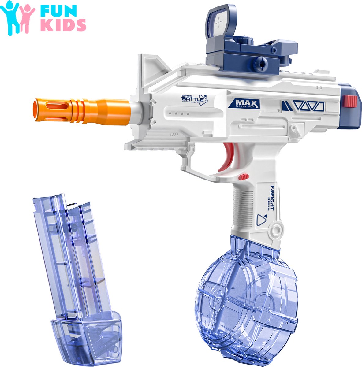 UZI - Elektrische Waterpistool - Automatische Waterpistool - Water Gun - Waterspeelgoed - Elektrisch & Automatisch - Oplaadbaar - Buitenspeelgoed - Zwembad - Tuin - Vakantie - Blauw