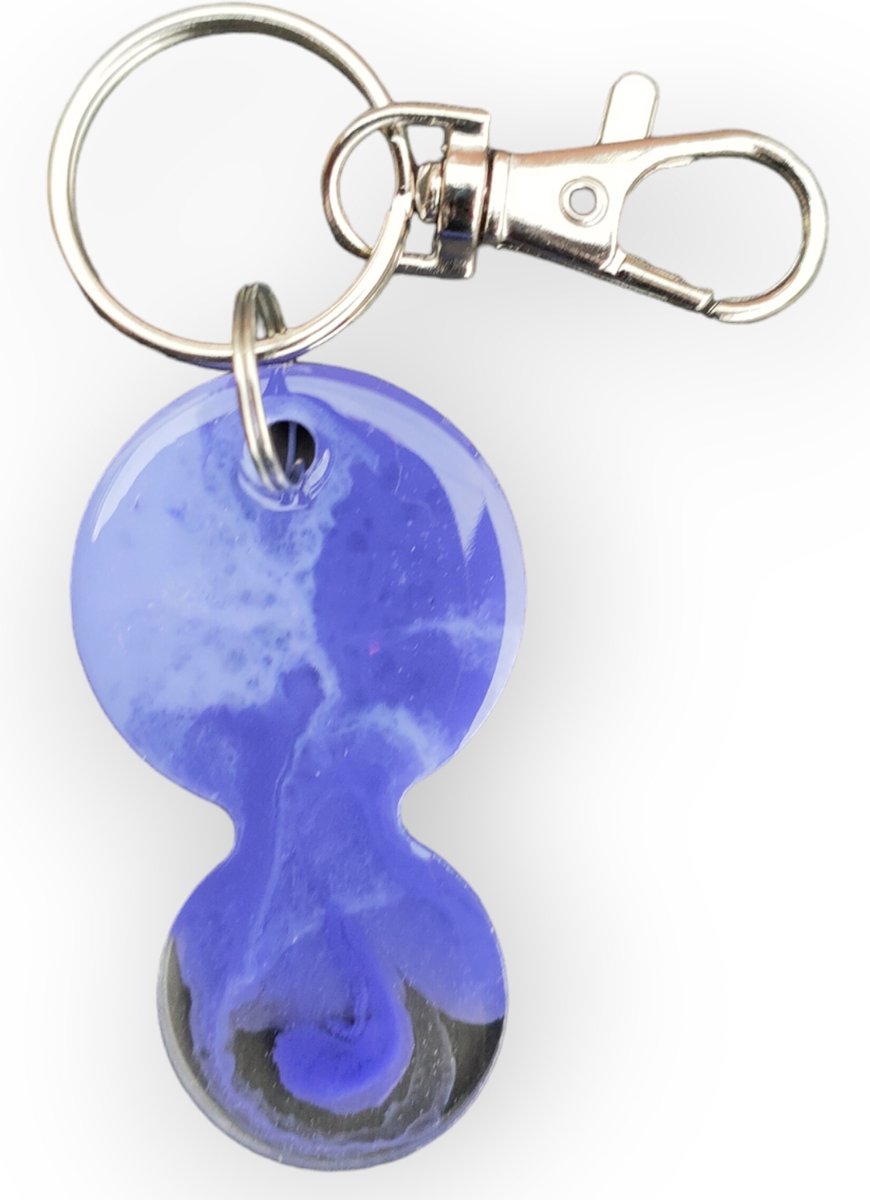 Resin Art JR: Winkelwagenmuntje / Muntje voor in winkelwagen / Sleutelhanger