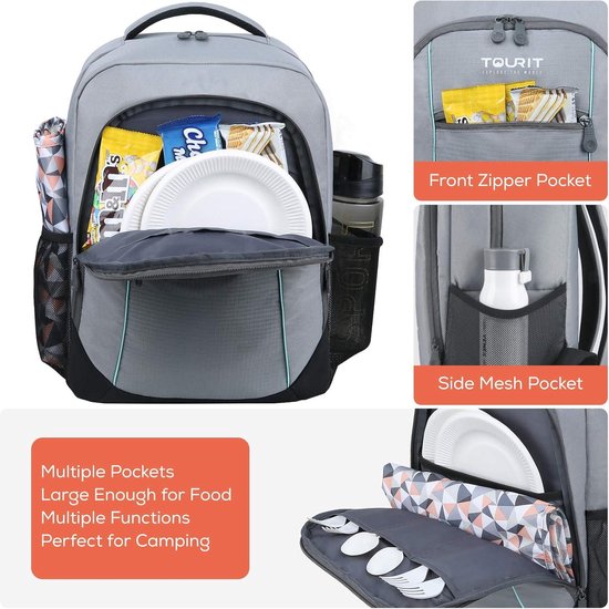 Glaciere Electrique Sac à Dos Isotherme TOURIT 30 Canettes Léger